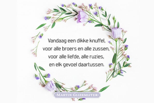 Broers en zussen Dichtgedachten #669