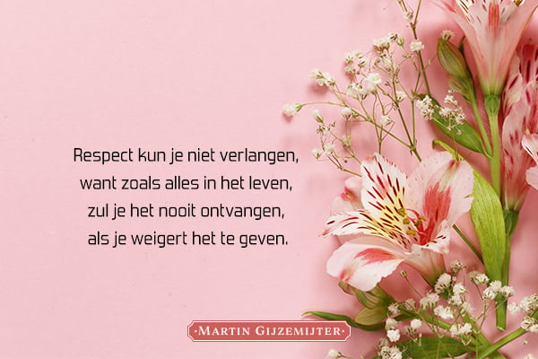 Respect dichtgedachten #223