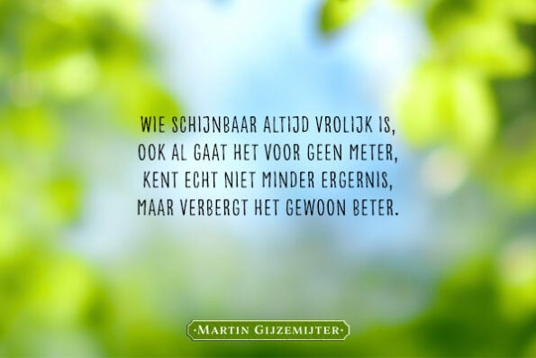 Vrolijk - Dichtgedachten #875