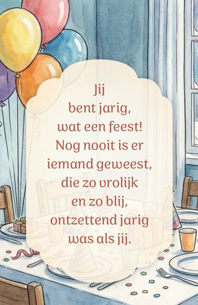 Blikje Fijne Verjaardag - Afbeelding 3